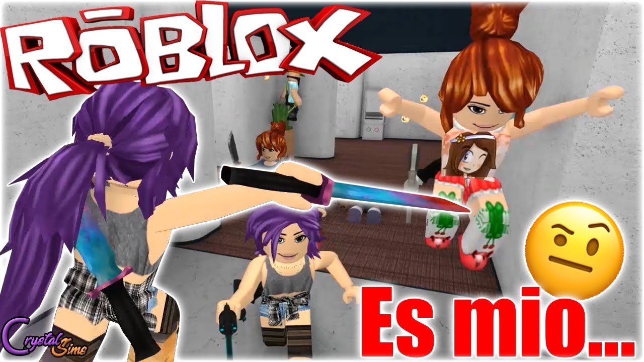 esto esta lleno de asesinos murder mystery roblox crystalsims