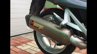 BMW K1200GT exhaust Akrapovic sound compare