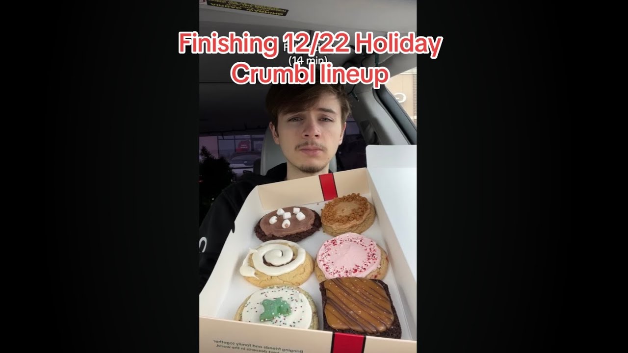 Finishing 12/22 Crumbl Holiday Lineup (FULL Eating)
