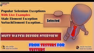 Exceptions in Selenium with Examples | How to solve exception in selenium #SeleniumInterviewQuestion Wealth