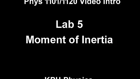 05/09 Moment of Inertia