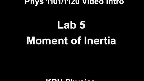05/09 Moment of Inertia