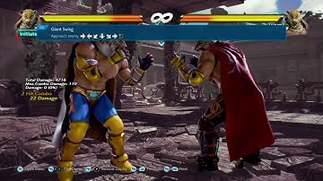 Tekken 7 giants throw buffering.