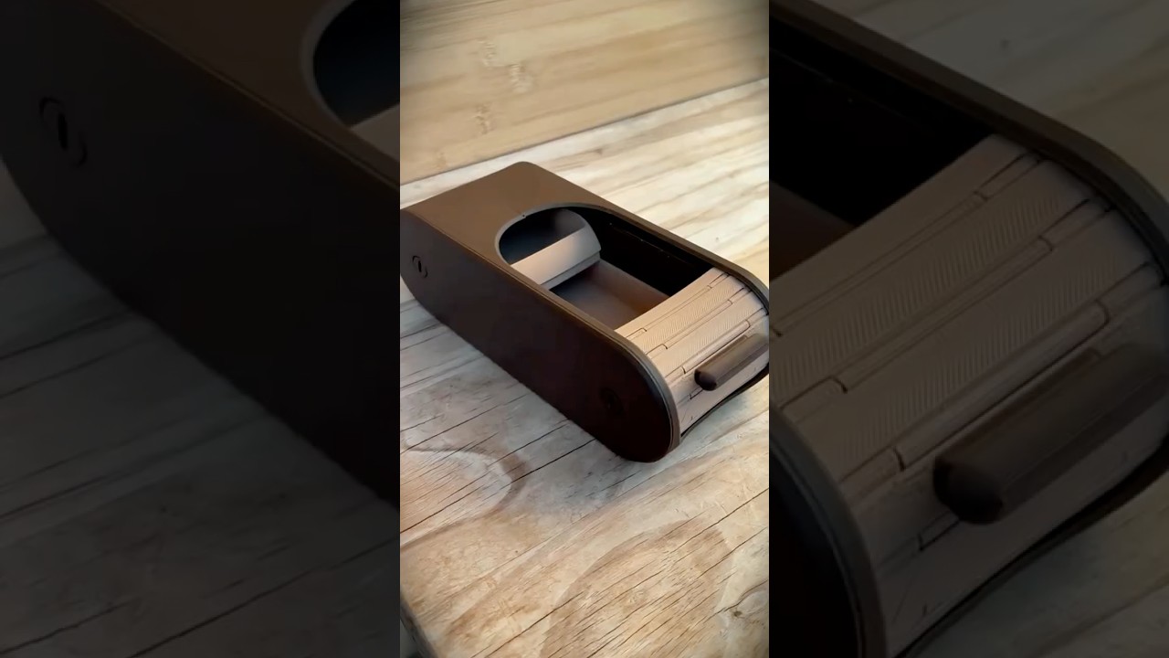 Capsule Tambour Box – Fully 3D Printable Organizer 