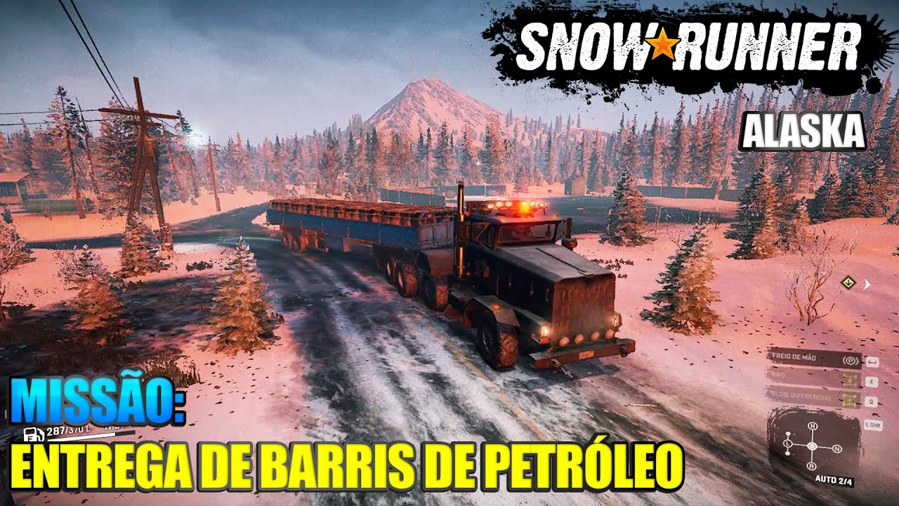 SNOWRUNNER - ENTREGA DE BARRIS DE PETROLEO (ALASKA)