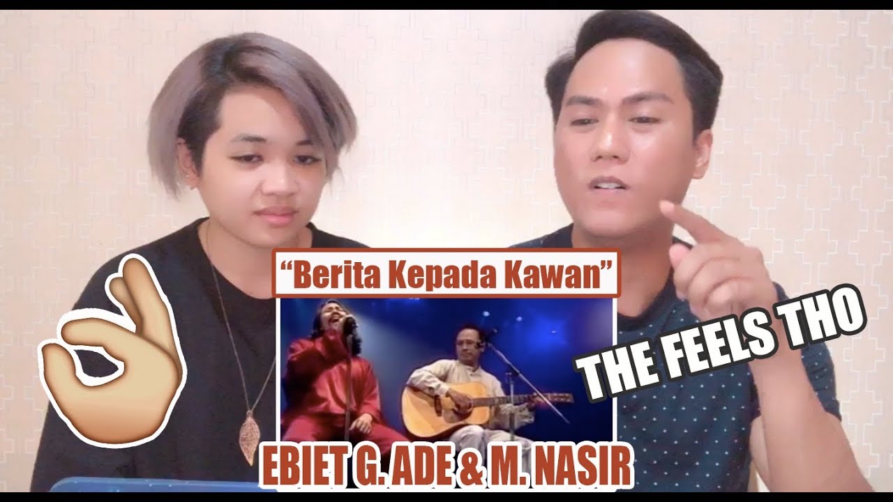 EBIET G. ADE & M. NASIR - Berita Kepada Kawan | KONSERT AKAR (1995) | Live at PWTC | REACTION