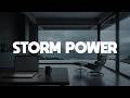 🌊 Stormy Coastal Workspace | Deep Work Ambient Music for Powerful Productivity