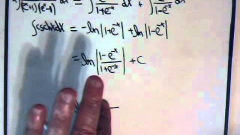 Hyperbolic Integrals Example 3 Part 2