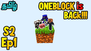 ONEBLOCK WITH Kidbyte ||  Minecraft Tamil Ep1 தமிழ் || WizardCraft