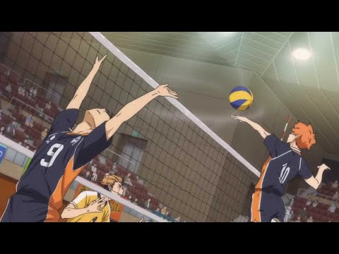 [EngSub] Karasuno VS Jozenji 怪人快攻初登場