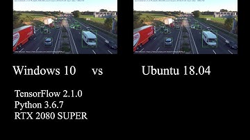 TensorFlow Benchmark Windows vs Linux SSD Mobilenet v1