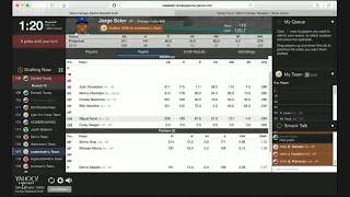 Day One 2016 Fantasy Baseball Draft - First Draft of the Season!!!