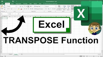 The Excel TRANSPOSE Function / with Dynamic Arrays