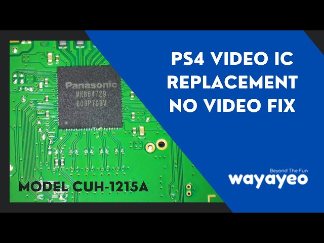 PS4 HDMI Encoder Video IC Chip MN864729 Replacement - NO VIDEO FIX