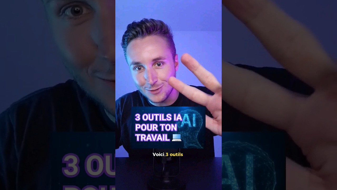 3 OUTILS IA INCROYABLES pour OPTIMISER ton quotidien au TRAVAIL ! 🔥 