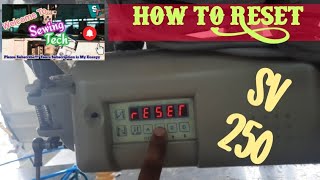 How to Reset SV250 Yamato Board /Sewing Machine Problem Resimi