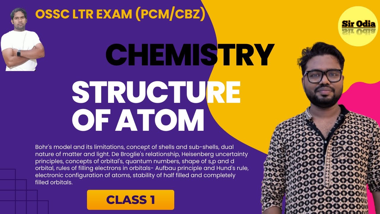 CLASS 06 | LTR CHEMISTRY STRUCTURE OF ATOM CLASS 1
