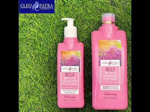 شاور جل للإستحمام المنعش والهاند سوب الاكثر من رائع من كليوباترا كوزماتيك