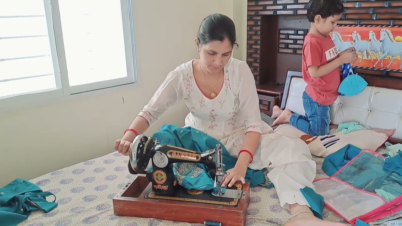 सूट/ kurti की सिलाई कैसे करते हैं ? (step by step) Simple Suit/Kurti/Kameez cutting and stitching