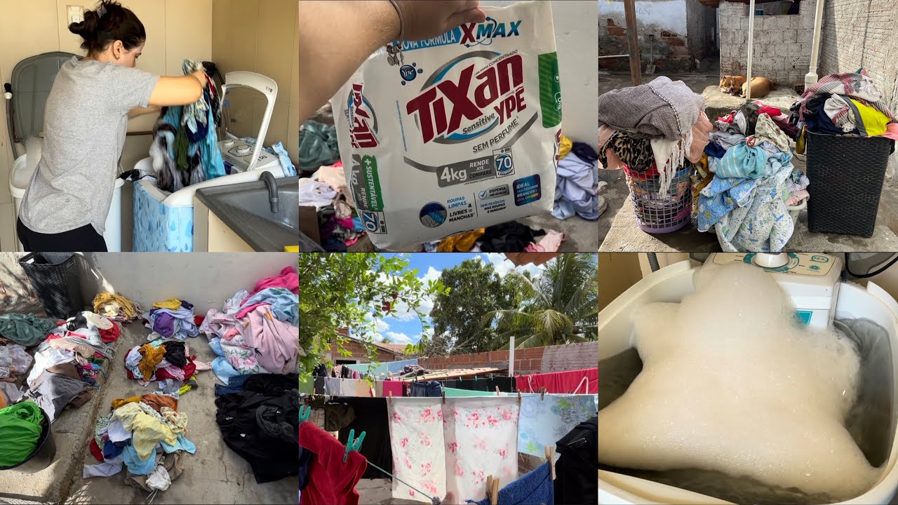 15 DIAS SEM LAVAR ROUPAS| ACUMULOU MUITA ROUPA SUJA + TIVE UMA CRISE DE P4NICO AO FINAL DO VÍDEO 