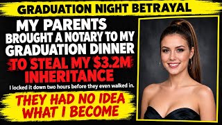 My Parents Brought A NOTARY to My Graduation Dinner — I'd Moved Grandma's $3.2M 2 Hours Earlier