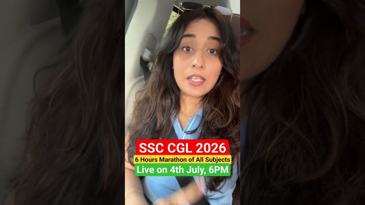 SSC CGL Marathon 2026 #ssccgl2026 #cgl2026 #shortsfeed #shorts #viral #ananyamam