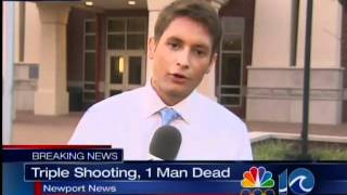 Triple shooting, 1 man dead in Newport News