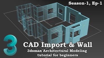 3d Modeling (House) tutorial for Beginners in 3dsmax 2021_S1-Ep1