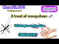 A treat of mosquitoes||chapter 8||5th EVS full chapter explanation &amp; question answers by Rutba ma'am