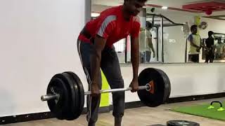 110 kgs(242 lbs) deadlift 1 RM