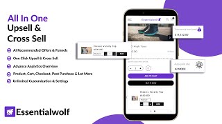 How to setup essential wolf upsell & Cross sell app on shopify