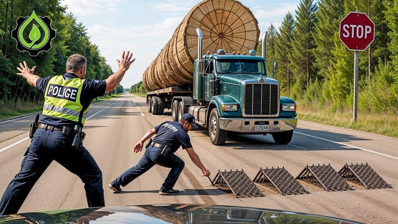 Extreme Dangerous Big Logging Wood Truck Driving Skill | Fastest Chainsaw Cutting Tree Machines #3