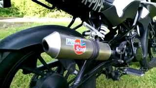 Kymco K Pipe. Met Leovince Uitlaat