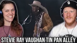 COUPLE React to Stevie Ray Vaughan  Tin Pan Alley Live | OB DAVE REACTS