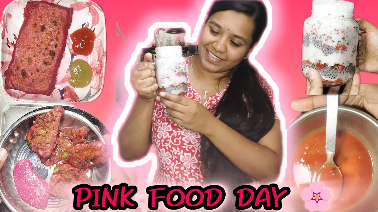 I Ate Only PINK Food for 24 Hours 🩷🍓 | One Color Food Challenge | 