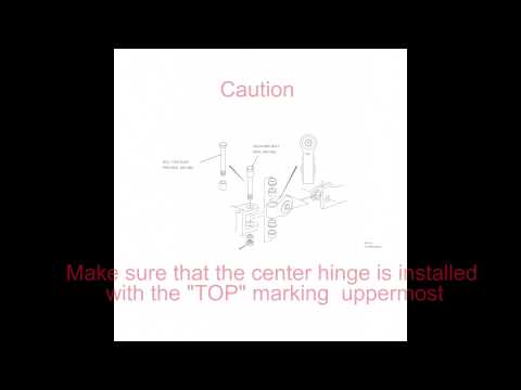 Hawker 800/900XP series - Aileron Center Hinge Link.