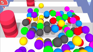 BALLS ON STAIRS 🔵🟡- All Levels Gameplay Android, iOS v.7
