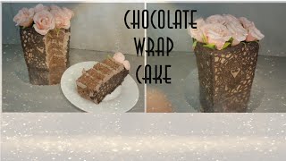 square chocolate cage cake| chocolate wrap| artistic creations