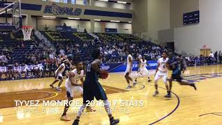 Tyvez Monroe - Augusta University Details