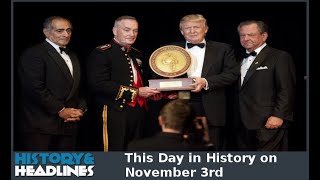 This Day in History on November 3rd
