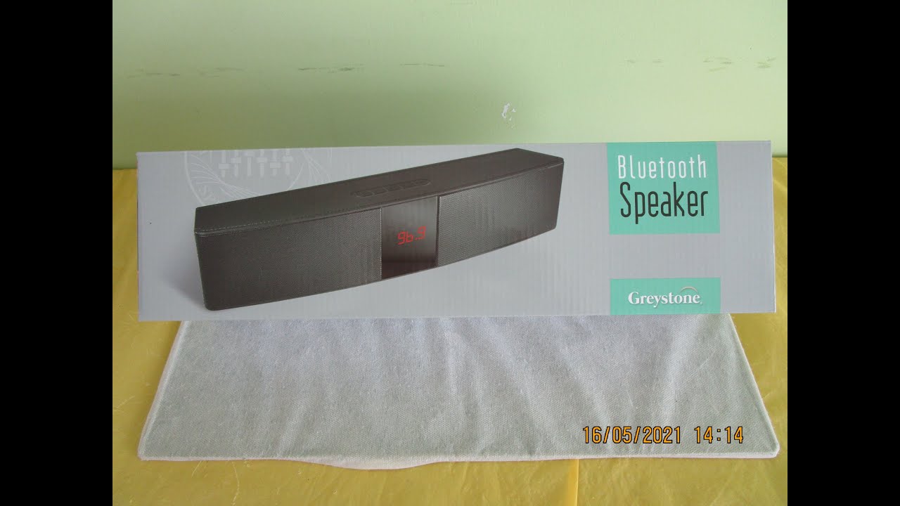Bocina bluetooth Greystone, Unboxing y primeras impresiones. - YouTube