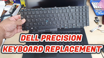 Dell Precision 7710 Keyboard Replacement! Easy Way