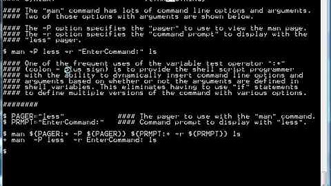 5 Minute Lessons in Shell Script Programming: Variable Test Operator :+ (colon - plus sign)