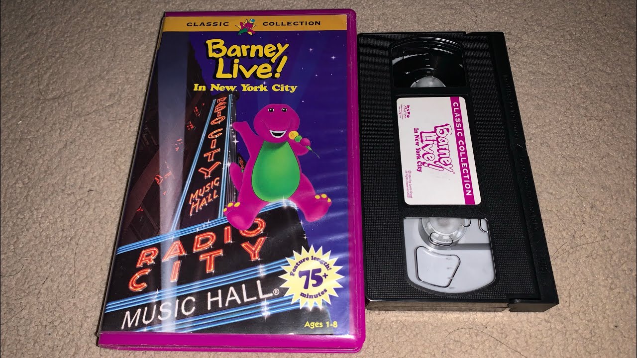 Opening To Barney Live! In New York City 2000 VHS (Lyrick Studios Copy ...