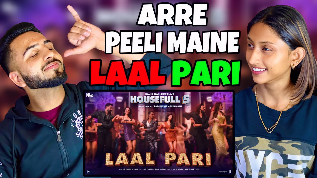 LAAL PARI (Song) Reaction: Yo Yo Honey Singh | Housefull 5 | Couple Reaction | Sidhu Fam Reacts