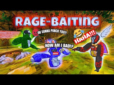 Rage-Baiting/Trolling people in Gorilla Tag... || Funny Moments! by HyperGT