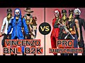 B2K + VINCENZO + BNL VS PRO subscriber best clash squad  battle. See and enjoy this video.