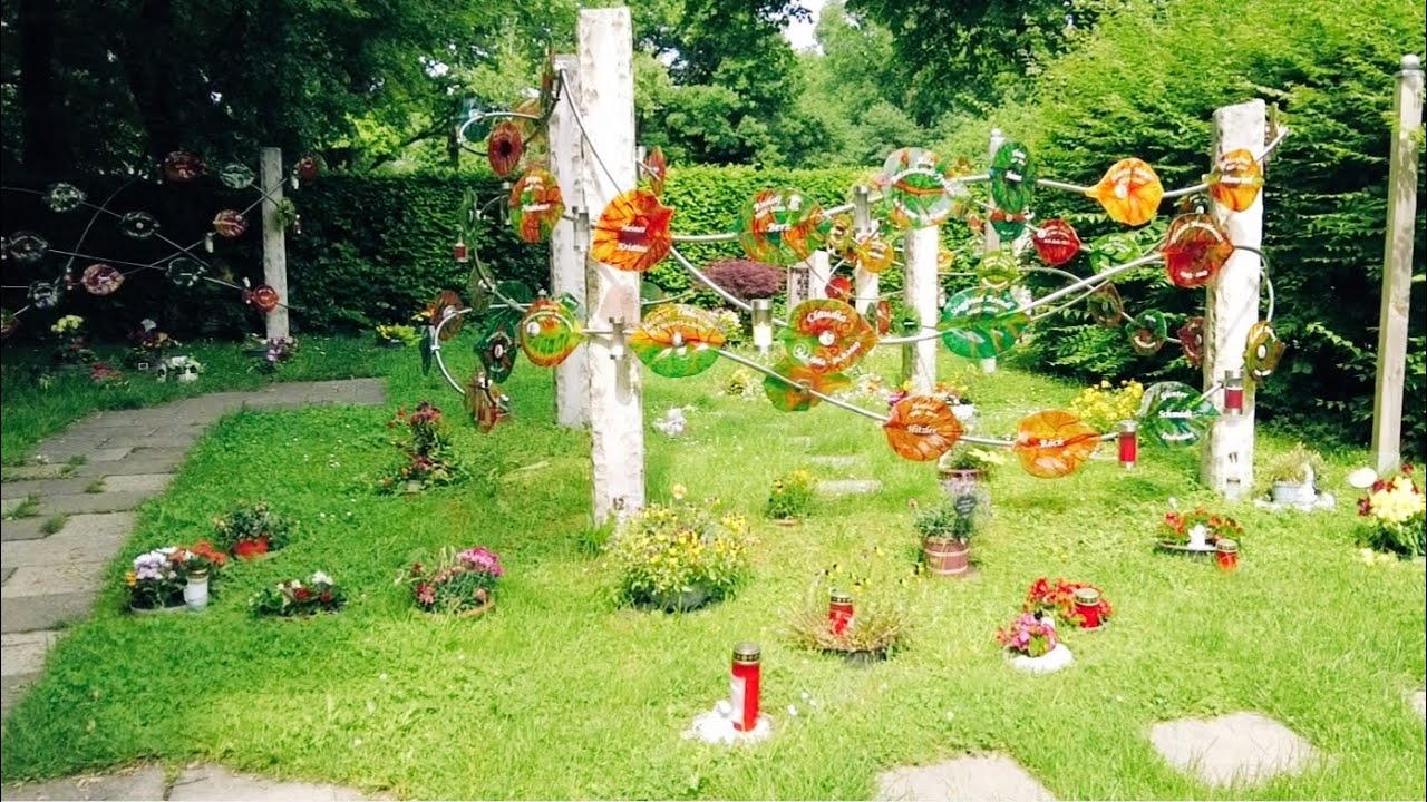 Как выглядит кладбище в Германии (г. Кемптен, Бавария, 04.06.2025).