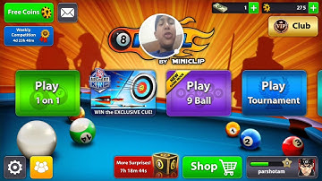 How to play 8 ball pool eithout network