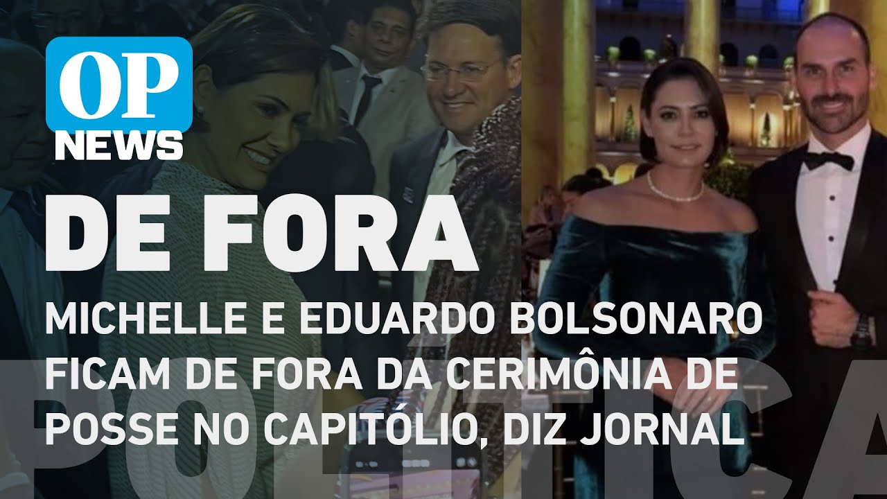 Michelle e Eduardo Bolsonaro ficam de fora da cerimônia no Capitólio ...